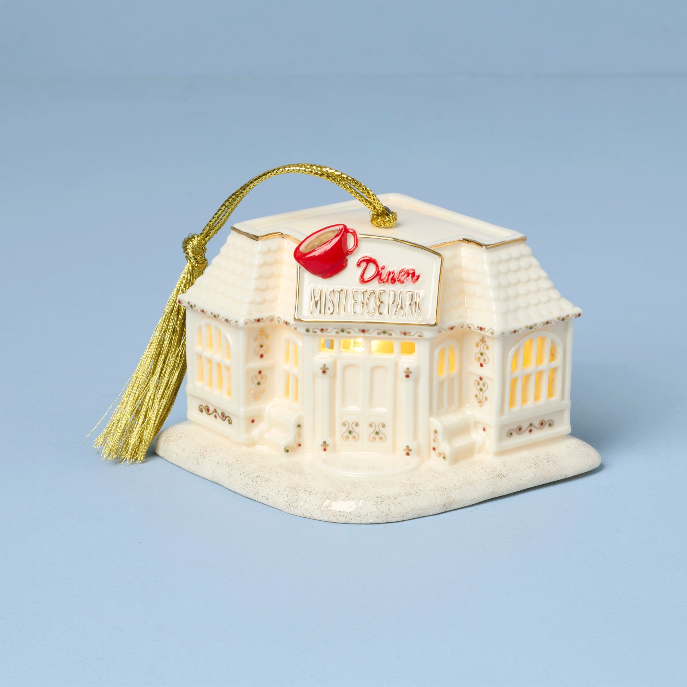 Mistletoe Park Diner Lit Ornament